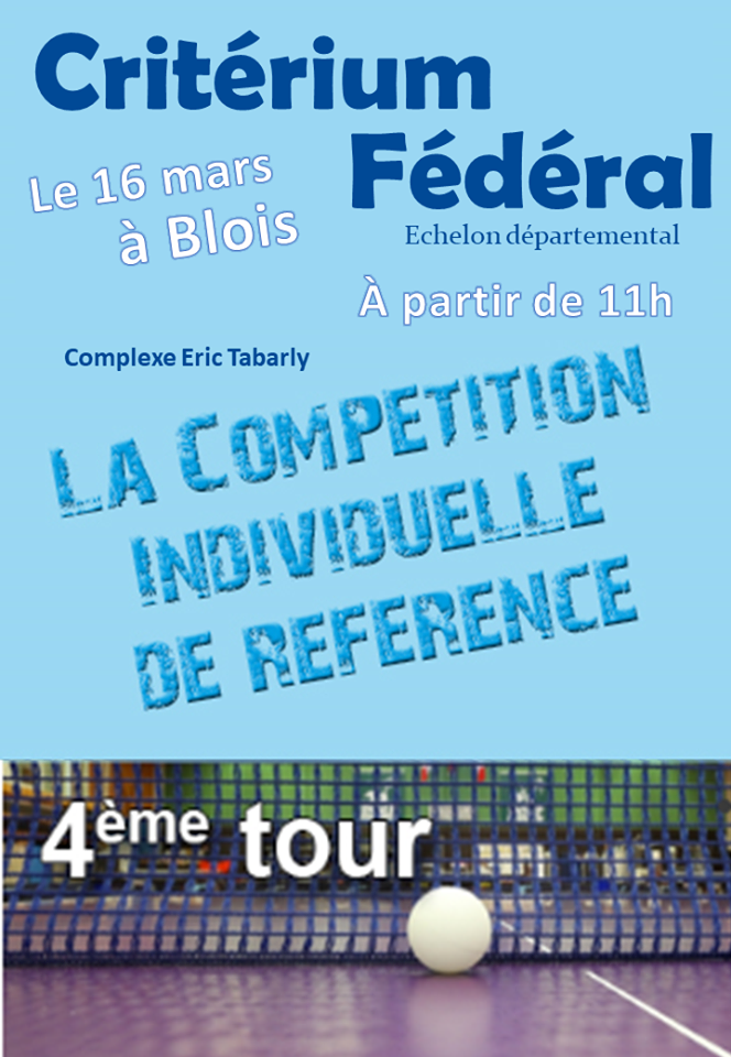 Critérium fédéral – T4